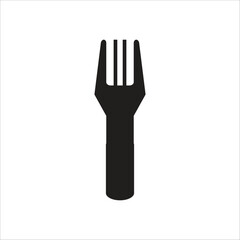 fork vector icon line template