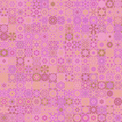 Soft pastel purple and rose gold color tone, vintage concept seamless patterned background.