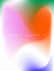 Holographic neon gradient aura mesh background. Soft blurry blue, red, green and white design for social media concepts, web, smartphone screen, presentations, banners, posters and prints