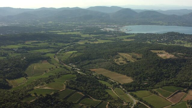 vue a&eacute;rienne de ramatuelle