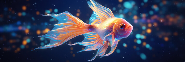 goldfish in the cosmic water