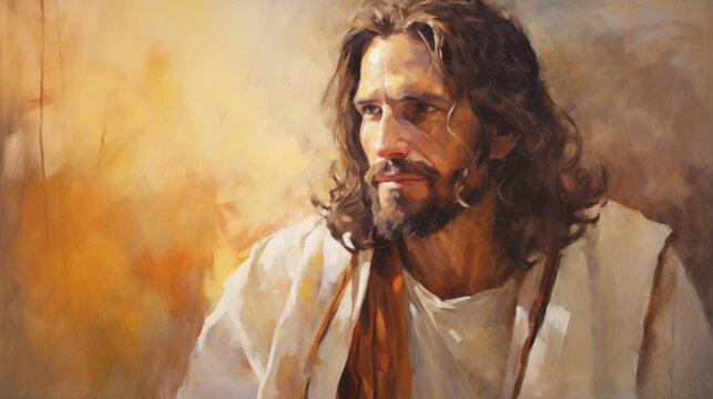 Jesus Christ painting style