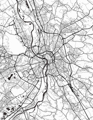 Obraz premium Toulouse France City Map