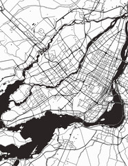 Montreal Canada City Map