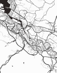 Bilbao Spain City Map 