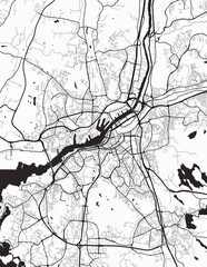 Gothenburg Sweden City Map 
