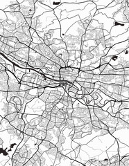 Glasgow Scotland City Map
