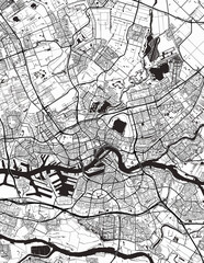Rotterdam Netherlands City Map