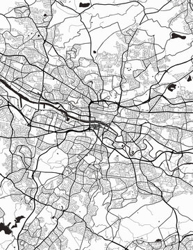 Glasgow Scotland City Map