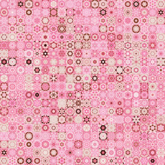Soft pastel baby pink and rose gold color tone, vintage concept seamless patterned background.