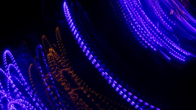 Motion Blur Glow Digital Abstract Background Electronic Music Cover Art Dark Overlay