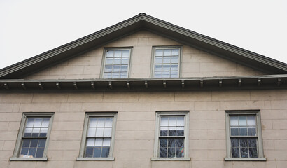 Bright, futuristic cityscape with sleek skyscrapers and bustling streets