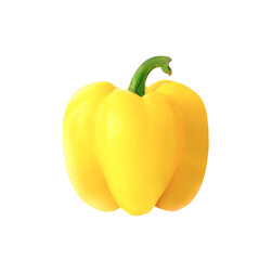 colored peppers isolated on  transparent png