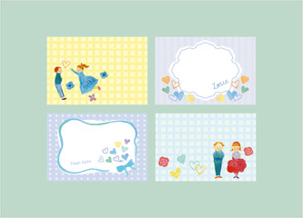 ホワイトデーのメッセージカード