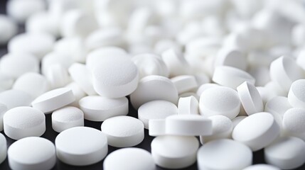 Fototapeta na wymiar Medicine tablets. antibiotic pills