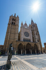 Vsta de la Catedral de Leon
