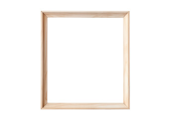 Obraz premium wooden frame isolated on white