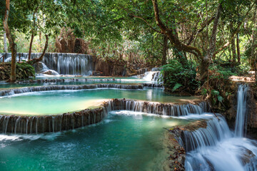Kuang Si waterfall, Long shutter speed