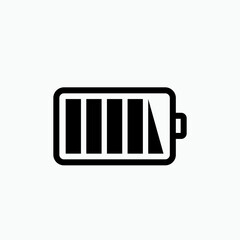 Battery Icon. Power, Energy Symbol. Applied for Design, Presentation, Website or Apps Elements.      