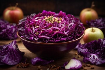 Obraz na płótnie Canvas Cabbage purple (Rotkohl)