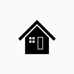 Home Icon. House, Residence Symbol - Vector.
