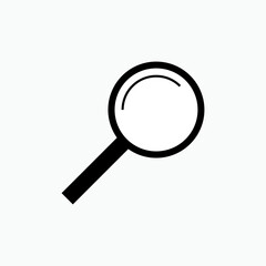 Magnifier Icon. Search, Find. Observation, Detective Symbol. Applied for Design, Presentation, Website or Apps Elements – Vector.