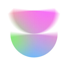 Abstract shapes with gradient