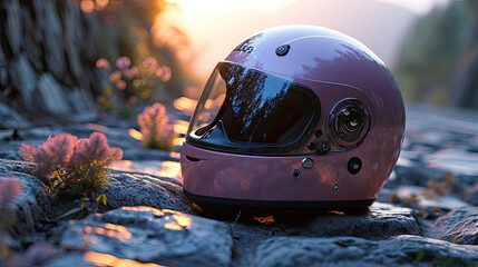 Urban Glide - Lightweight Scooter Helmet in Lavender