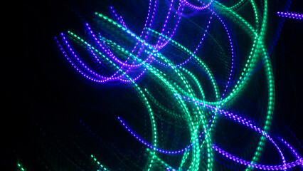 hintergünde lichter abstrakt leuchten wirbel neon licht dunkel nacht hintergrund abstrakt Illustration bildschirmschoner leuchtend augenschonend lichtmalerei malen gemälde pinselstriche farben bunt  