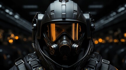 Closeup of a elite special forces military soldier - Powered by Adobe