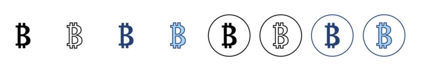 Bitcoin icon vector. bitcoin sign and symbol. payment symbol. cryptocurrency logo