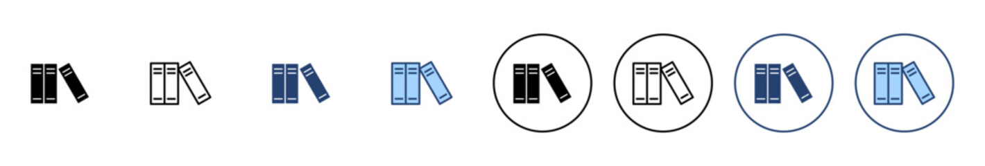 Library icon vector. education sign and symbol