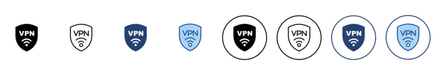 Vpn icon vector. Private network sign and symbol. virtual private network icon.