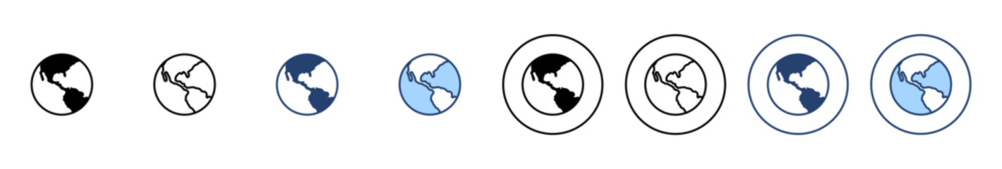 World map vector. Worldmap sign and symbol. Globe icon