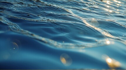 Water splashes in the background. Clear water.
