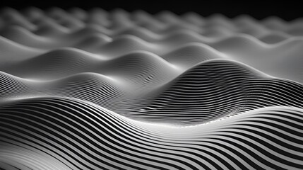 3D Render Black and White Screen Noise Closeup Shot, Screen Noise, Glitch, Digital Distortion