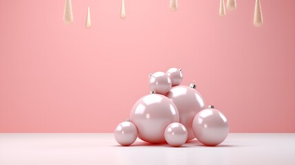 3D Render New Year Background, Simple , Celebration, Festive, Holiday