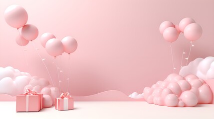 3D Render New Year Background, Simple , Celebration, Festive, Holiday