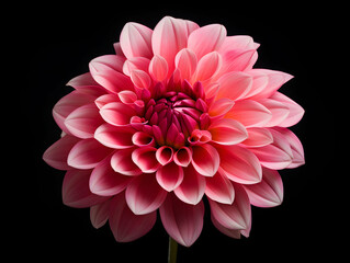 dahlia flower in studio background, single dahlia flower, Beautiful flower, ai generated image © Akilmazumder