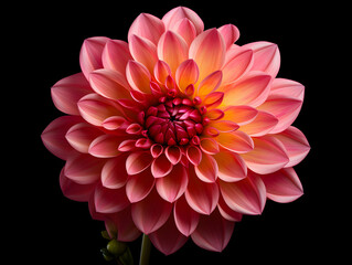 dahlia flower in studio background, single dahlia flower, Beautiful flower, ai generated image © Akilmazumder