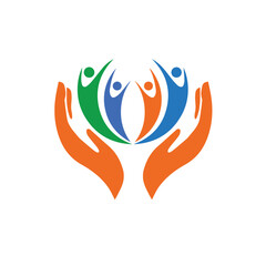 nice help hand logo design
