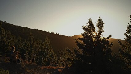 sunset in the mountains © Joaqun