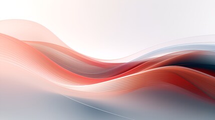 Fototapeta premium 3D Render Dynamic Lines and Curves in an Abstract Composition, Dynamic Lines, Curves, Abstract