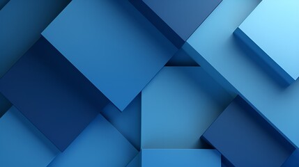Harmonious 3D Render Geometric Background in Style