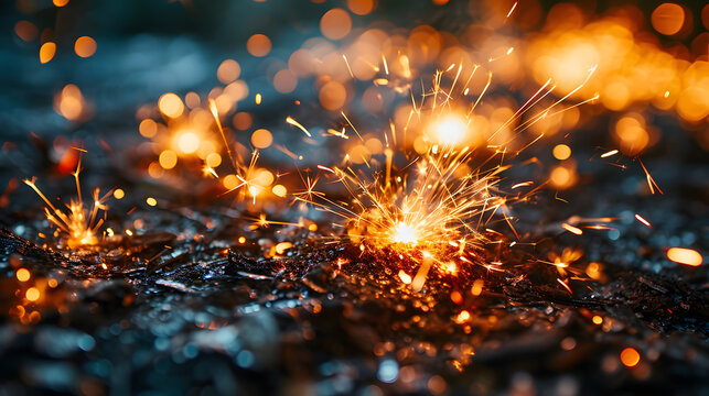 Greeting card Happy New Year 2024