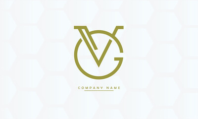 VG, GV, V, G Abstract Letters Logo Monogram