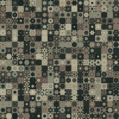 Vintage style seamless pattern background.