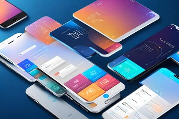 mobile phone and tablet