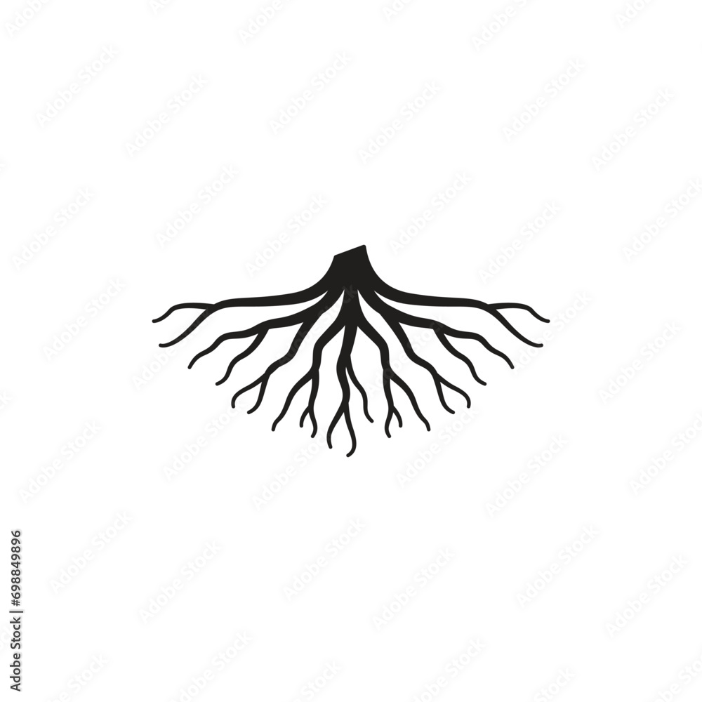 Canvas Prints root icon vector