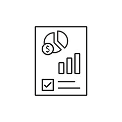 Precision Insights: Streamlined Web Icons for Data Analysis, Statistics, and Analytics - Minimalist Outline Collection in Vector Illustration. calculator, data, database, discover, focus, gear, growth